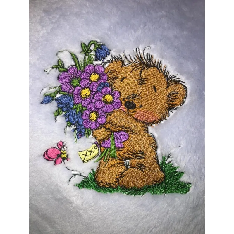 Teddy Bear Bouquet Stitching Pattern for Crafters