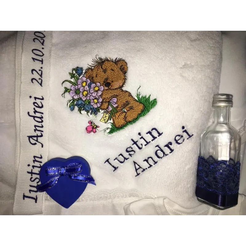Teddy Bear Bouquet Stitching Pattern for Crafters