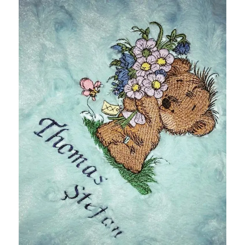Teddy Bear Bouquet Stitching Pattern for Crafters