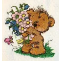 Teddy Bear Bouquet Stitching Pattern for Crafters