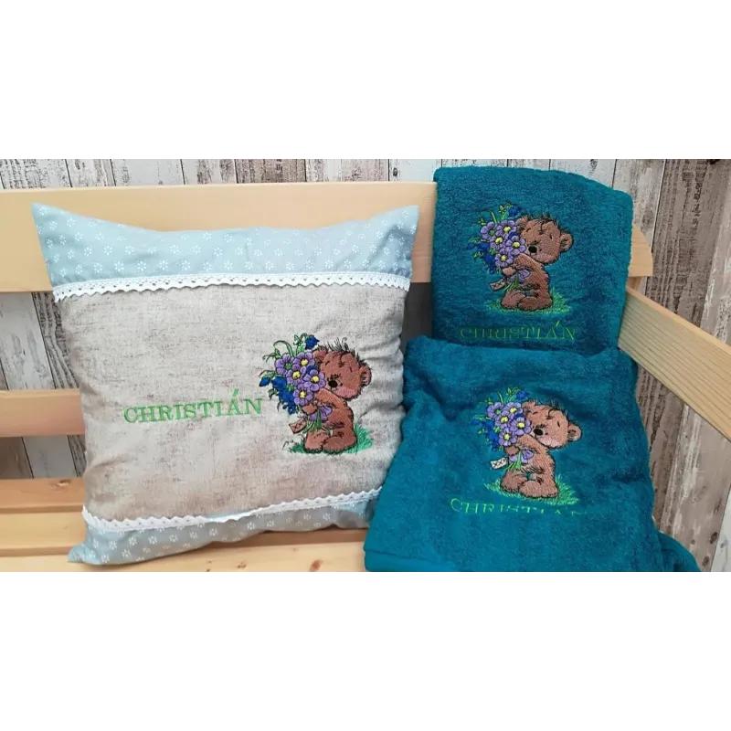 Teddy Bear Bouquet Stitching Pattern for Crafters