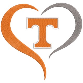 Love Univ Of Tennessee embroidery design