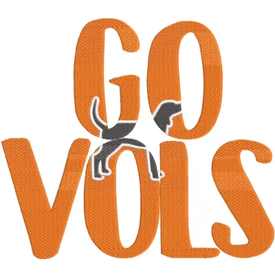 Univ Of Tennessee alternative embroidery design