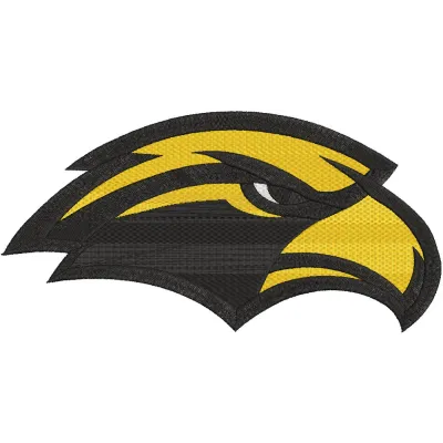 Southern Miss Golden Eagles 2015 logo embroidery design