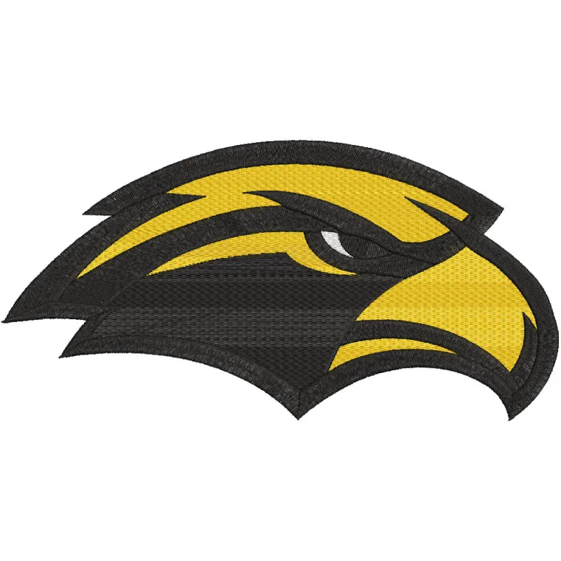 Southern Miss Golden Eagles 2015 logo embroidery design