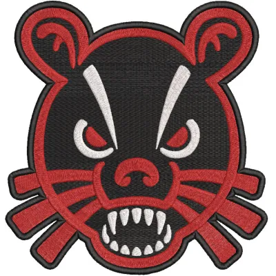 Cincinnati Bearcats secondary logo embroidery design