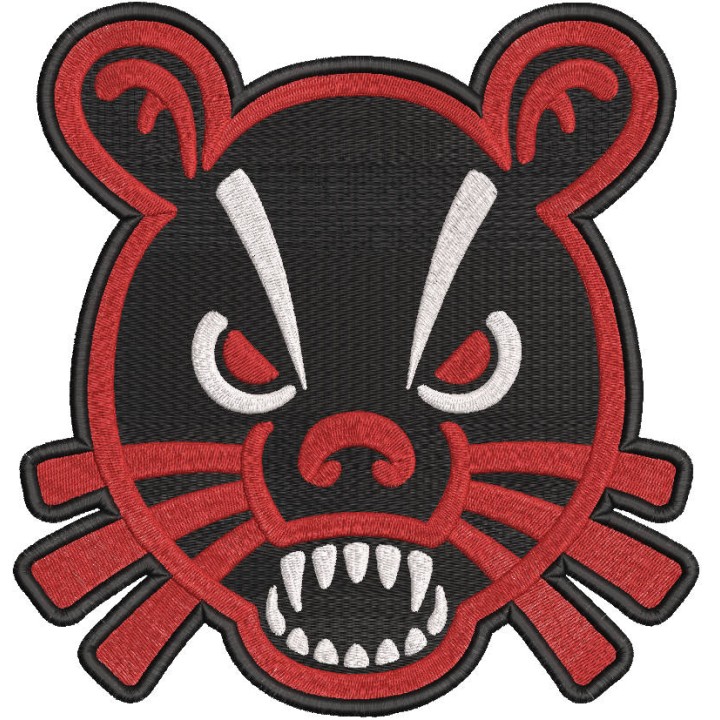 Cincinnati Bearcats secondary logo embroidery design