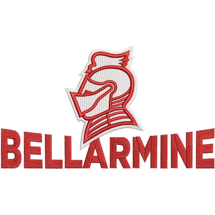 Bellarmine Knights primary logo embroidery design