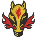 Calgary Flames Alternative logo 2022 embroidery design