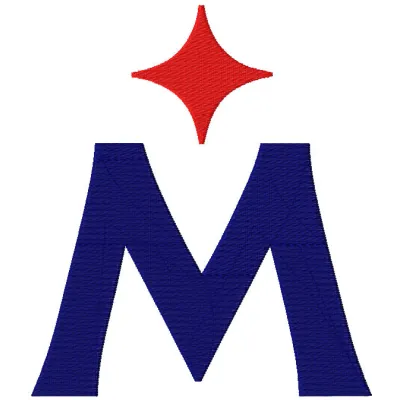 Minnesota Twins alternative logo embroidery design featuring the iconic team colors and emblem on fabric.