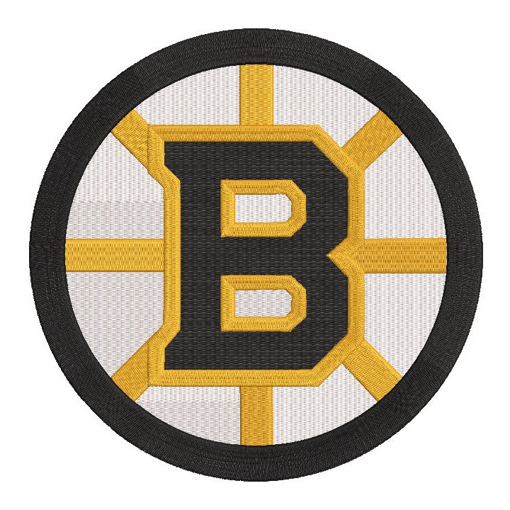 Boston Bruins Spoked-B logo embroidery design - Embroidery Design