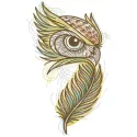 Owl vibe embroidery design
