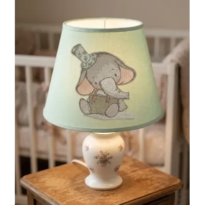 Vintage Style Elephant Embroidery Design for Crafters