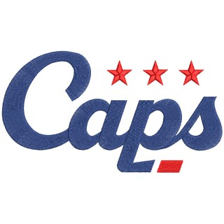 Washington caps logo embroidery design - Embroidery Design