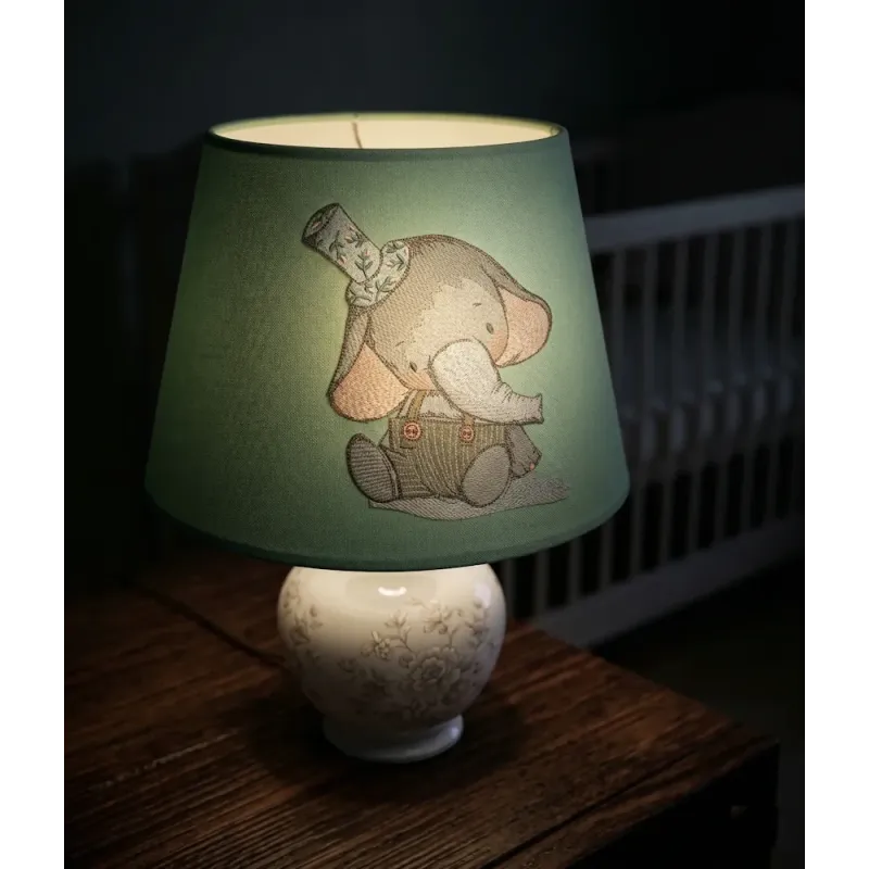 Vintage Style Elephant Embroidery Design for Crafters