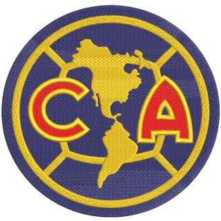 Club America logo embroidery design