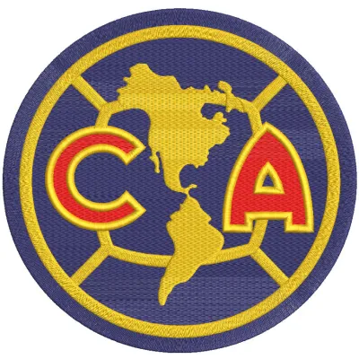 Club America logo embroidery design