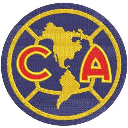 Club America logo embroidery design