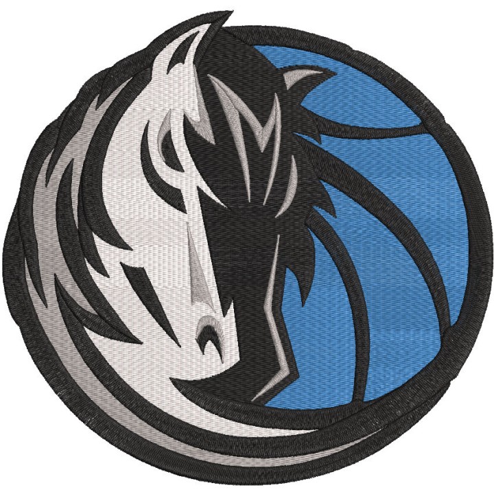 Dallas Mavericks Alternate Logo embroidery design