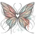 Butterfly All the Colors of Love Stitching Pattern