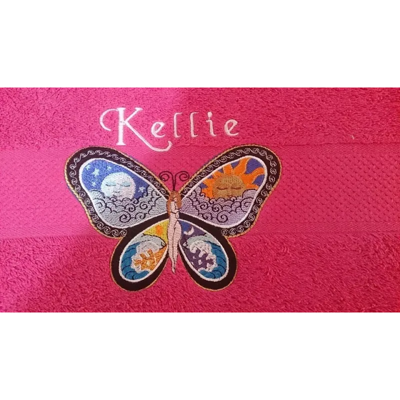 Fantastic Butterfly Night and Day free embroidery design
