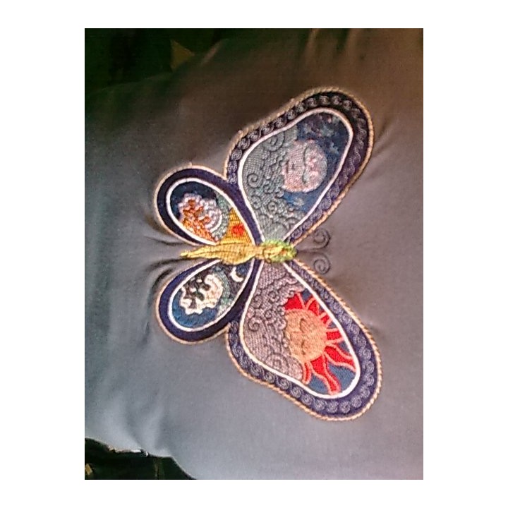 Fantastic Butterfly Night and Day free embroidery design