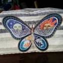 Fantastic Butterfly Night and Day free embroidery design