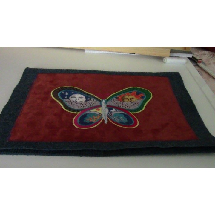 Fantastic Butterfly Night and Day free embroidery design