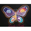 Fantastic Butterfly Night and Day free embroidery design