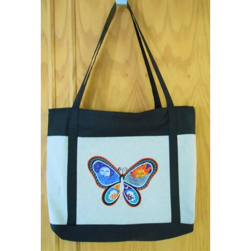 Fantastic Butterfly Night and Day free embroidery design