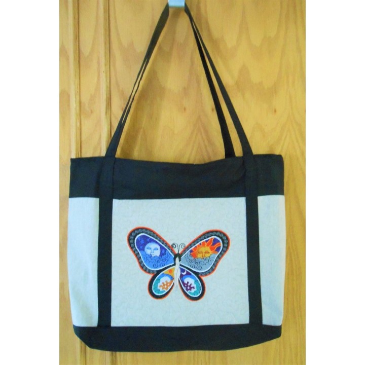Fantastic Butterfly Night and Day free embroidery design