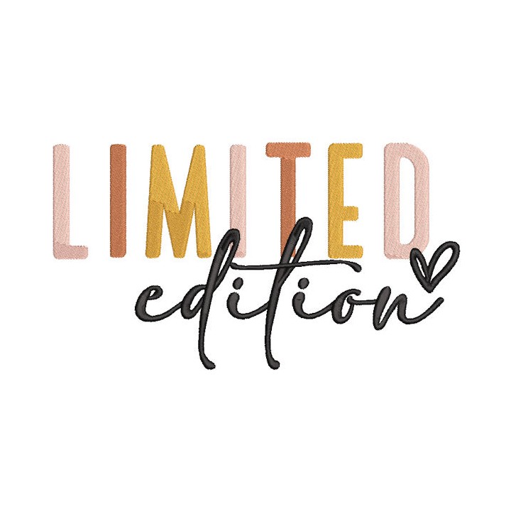 Limited edition embroidery design - Embroidery Design