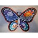 Fantastic Butterfly Night and Day free embroidery design