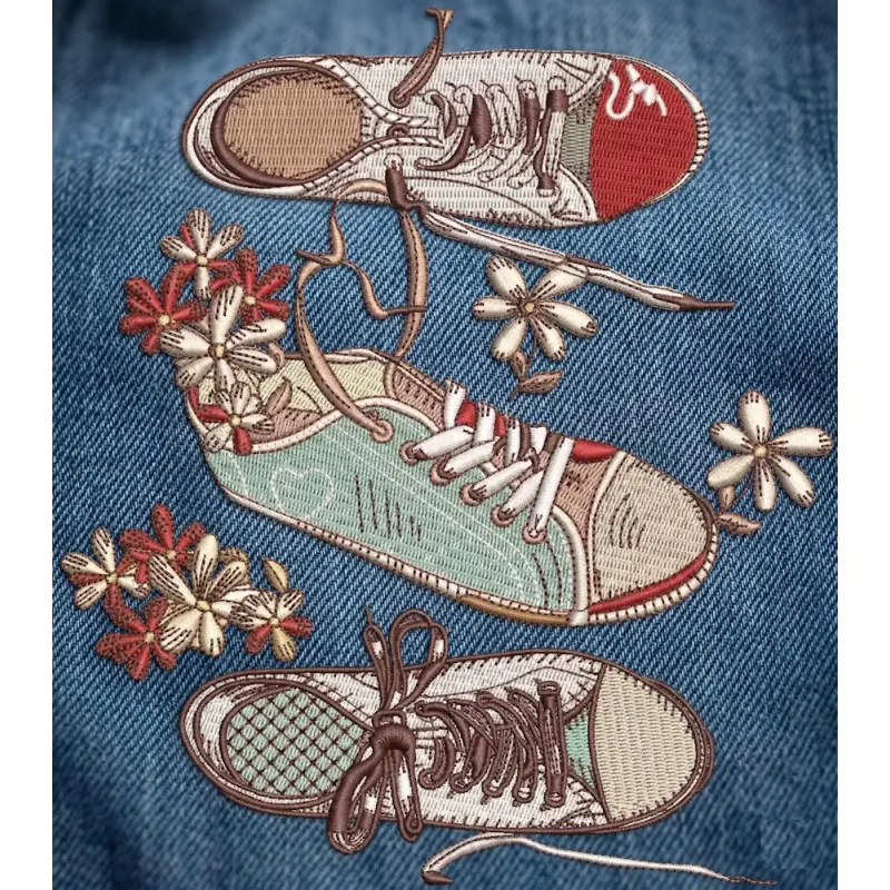 Gumshoes embroidery design - Embroidery Design