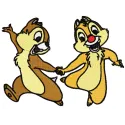 Chip & Dale 4 embroidery design