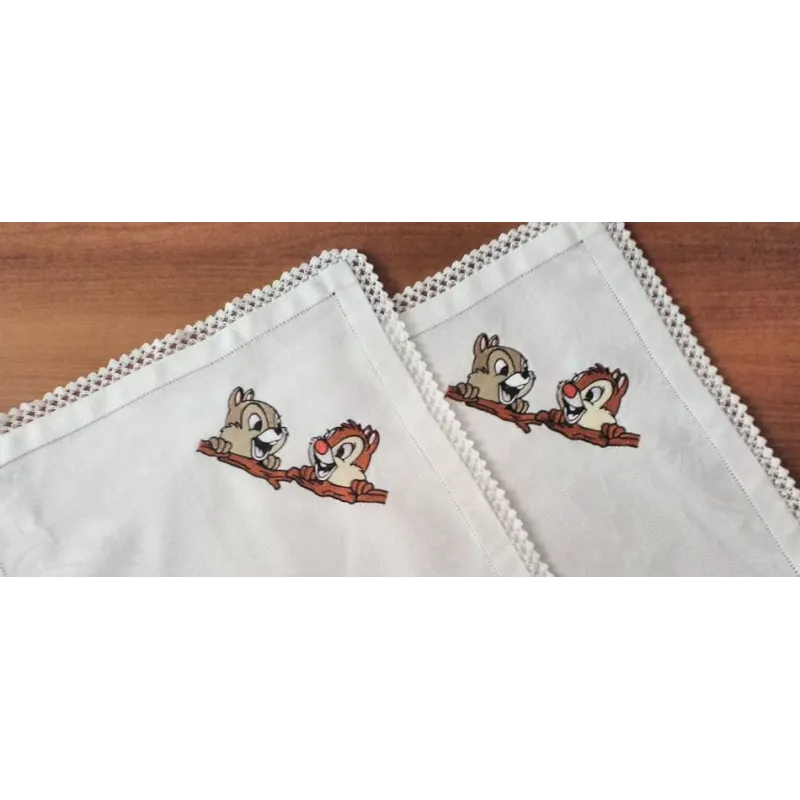 Chip & Dale Cartoon Stitching Pattern for Kids