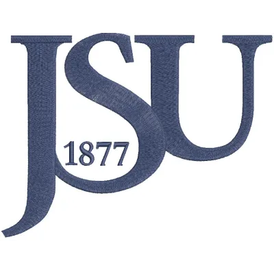 Jackson State University Wordmark logo embroidery design