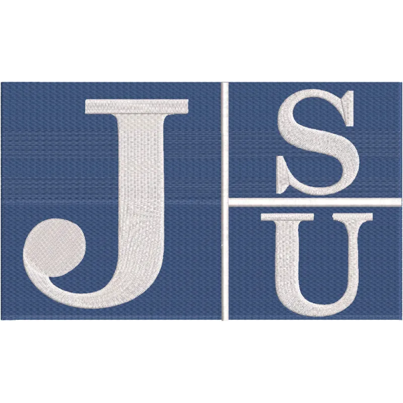 Jackson State Tigers primary logo embroidery design