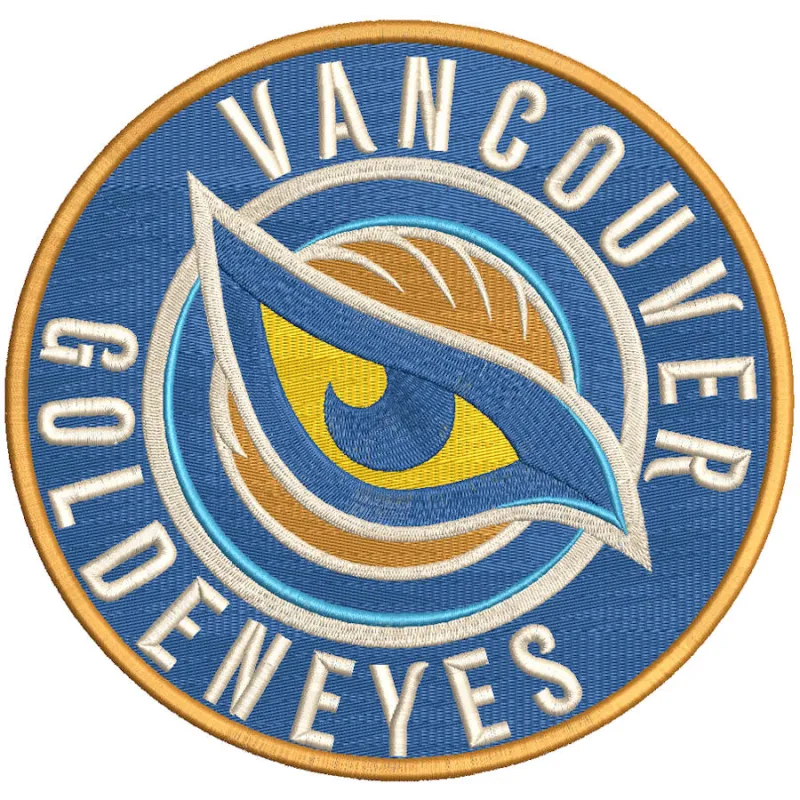 Vancouver Goldeneyes logo embroidery design