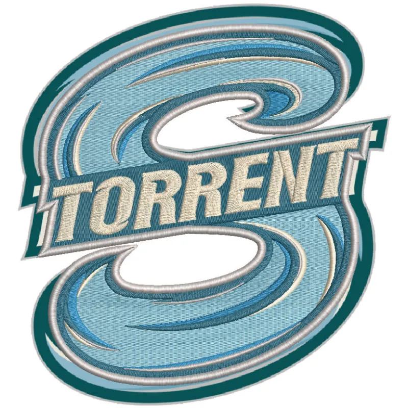 Seattle Torrent logo embroidery design