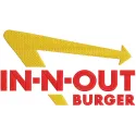 In-n-out burger logo embroidery design