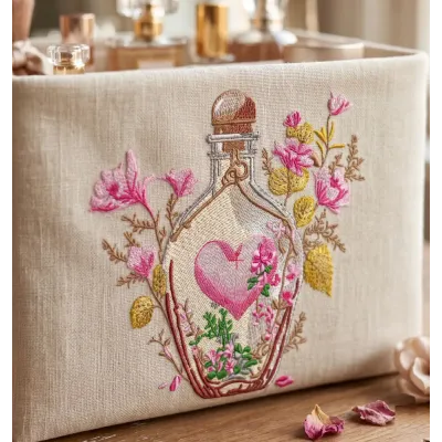 Magical Elixir of Love Embroidery Design