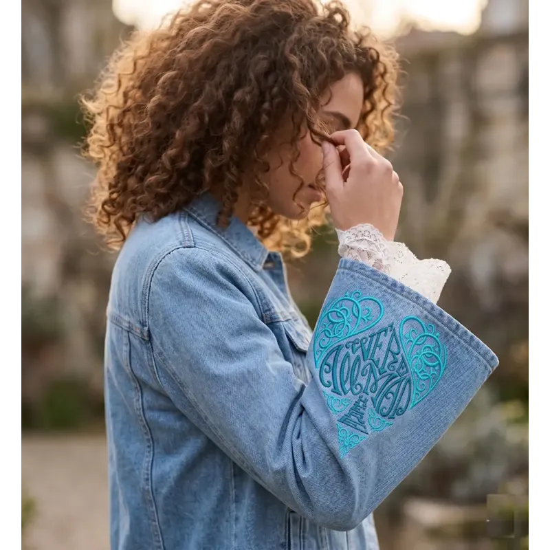 We're all mad here embroidery design - Embroidery Design