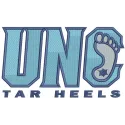 North Carolina Tar Heels Logo Secondary Logo embroidery design featuring the iconic blue and white color scheme.
