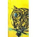 Strange owl 12 embroidery design preview showing detailed stitching pattern