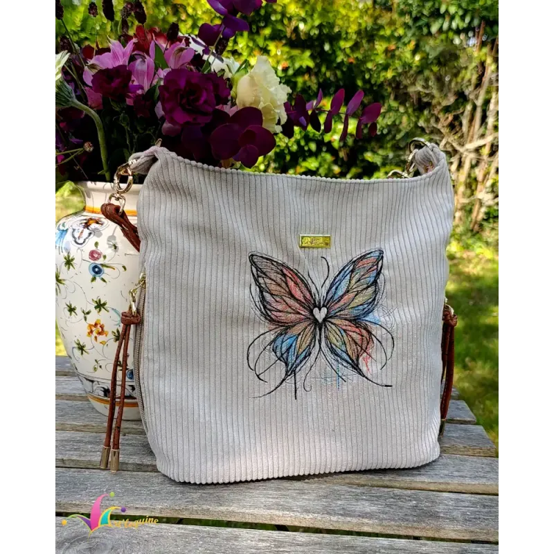 Butterfly All the Colors of Love Stitching Pattern