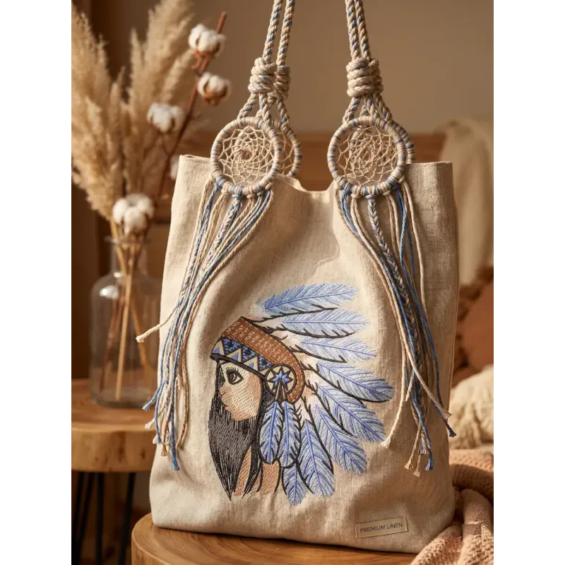 Native American Teen Stitching Pattern | Tribal Design