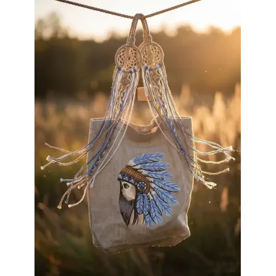 Native American Teen Stitching Pattern | Tribal Design