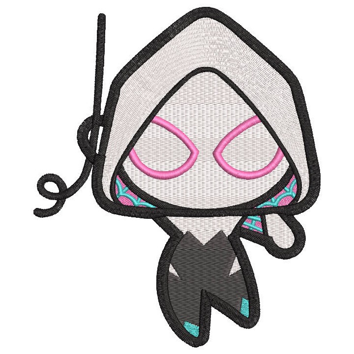 Spider-Gwen comics embroidery design - Embroidery Design