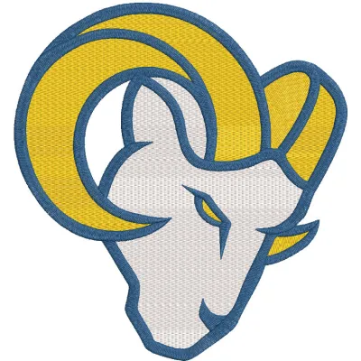 Los Angeles Rams Alternate Logo 2026 embroidery design